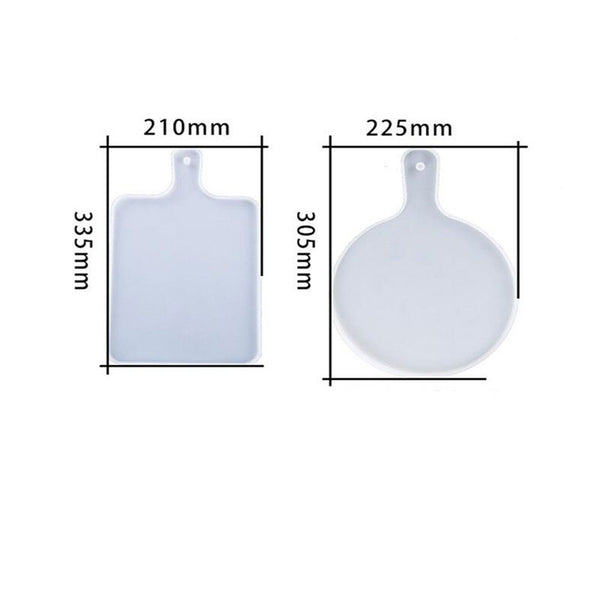 Silicone Coaster Resin Casting Mold Epoxy Fruit Tray Plate Mould Craft Handle AU