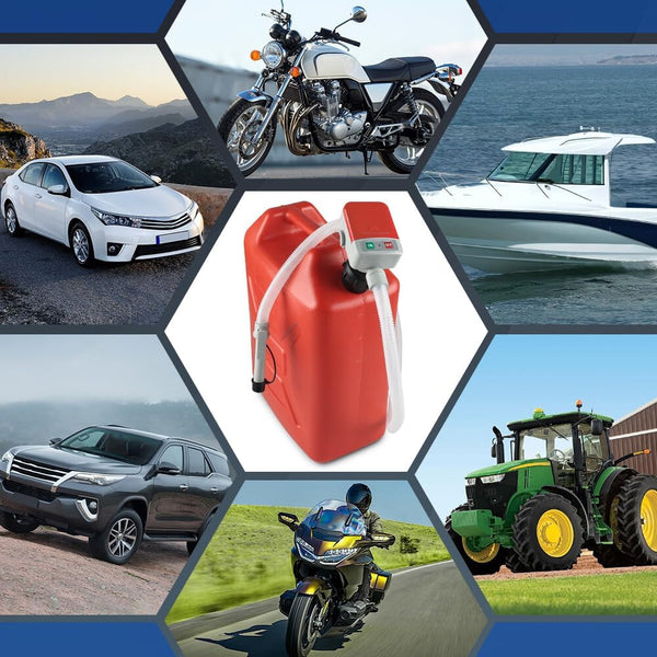 Portable Battery Powered Fuel Transfer Pump Auto Stop Liquid Transfer Pump Diesel Petrol