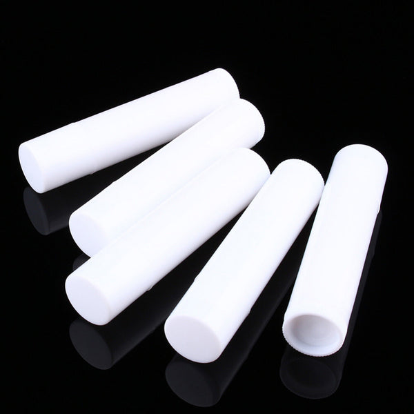 10/30/50/100x Empty lipstick Plastic Lip Balm Container Tubes Caps 5g DIY Balm T