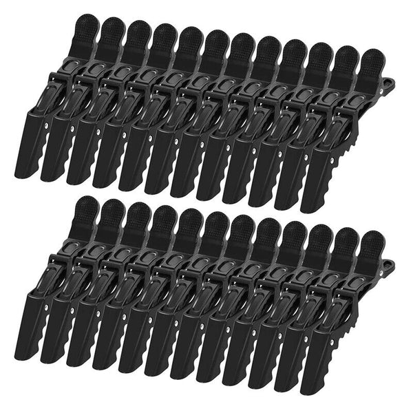 50x Crocodile Hair Clips Salon Hairdressing Tool Matte Section Claw Clamp AU