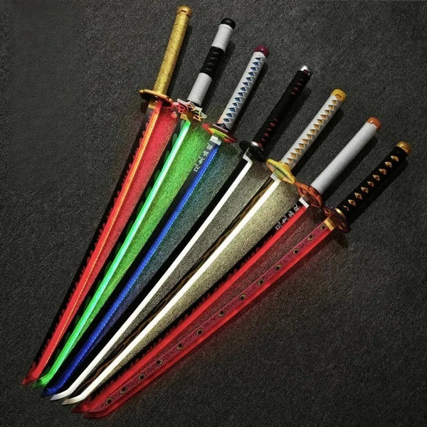 Demon Slayer LED Light Up Katana Sword Tanjiro Rengoku Cosplay Gift