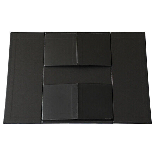 5PCS Elegant Folding Gift Box with Ribbon Bow One-Piece Shoe Apparel Box 22*16cm