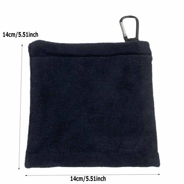 Pouch Golf Towel Pocket Microfiber Golf Bag Durable Golf Ball Towel Women