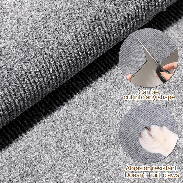 Cat Scratching Pad Sofa Protector Self-Adhesive Cat Scratcher Mat