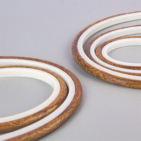 10PCS Embroidery Hoop Vintage Style Flexi Hoop Hand Embroidery Display Frame NEW