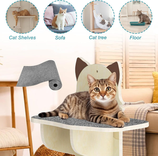 Cat Scratching Pad Sofa Protector Self-Adhesive Cat Scratcher Mat