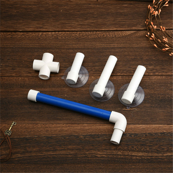 2PCS Bird Perch Stand Parrot Play Paw Grinding Stands Shower Bath Platform Toys