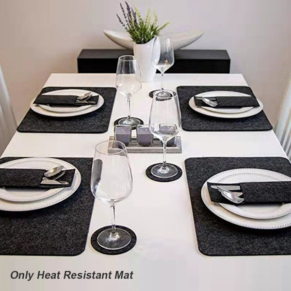 1/2PCS Non Slip Heat Resistant Mat For Air Fryer Kitchen Pads Heat Proof Mat AUS