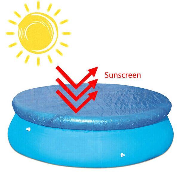 Round Swimming Pool Cover Lot for Garden Outdoor Paddling Family Pools AU Stock