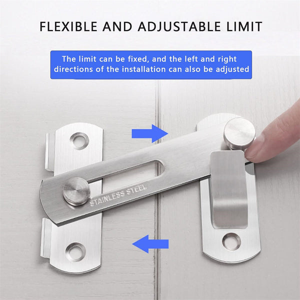 UP 10X Stainless Steel Gate Latches Flip Latch Bolt Latch Lock for Safety Door A
