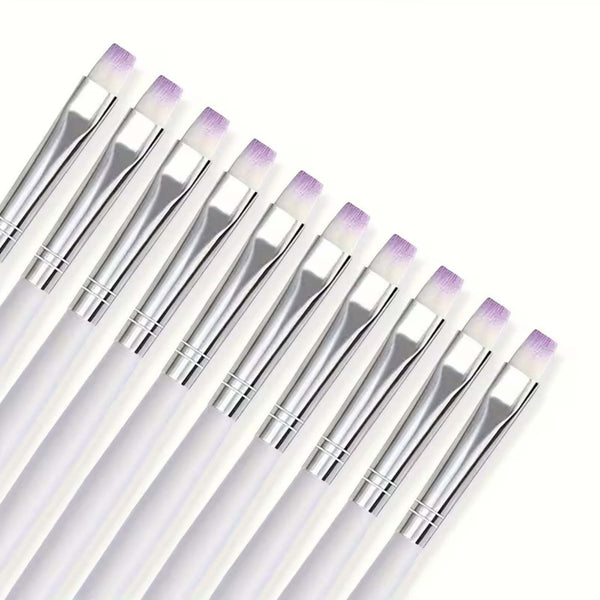 2PCS Nail Art Brush Pens Nylon Acrylic Liner Painting Brushes
