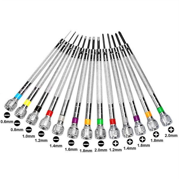 13pcs Precision Screwdriver Eyeglasses Watch Jewelry Watchmaker Repair Tool AUS