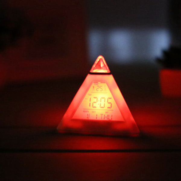Light LED Wake-up Simulation Natural Sounds Sunrise Alarm Clock Lamp Colorful