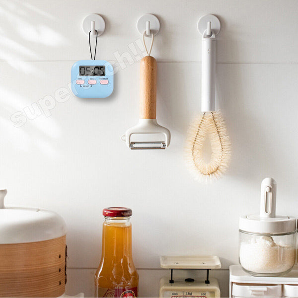 Kitchen Timer Digital Alarm Count Down Sport Clock Egg Cook Stick 99min Magnetic