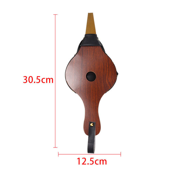 Fireplace Bellows Wooden Air Blower Cast Nozzle Hand Bellow Pump Fire Tool S/M/L