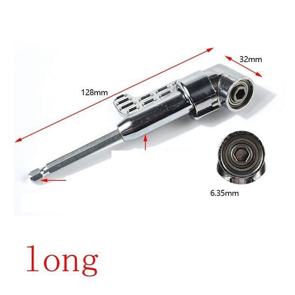 Right-angle Screwdriver Drill Adapter Attachment Impact Hex Driver Extension bit