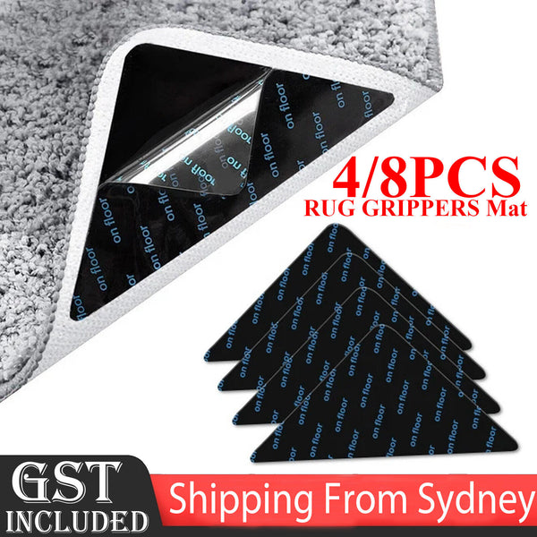 RUG GRIPPERS Non Slip Reusable Carpet Mat Gripper Anti Skid Washable Grip