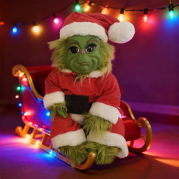 2026 Christmas Grinch Doll Baby Stuffed Plush Toy Xmas Kids Gift Home Decor AU