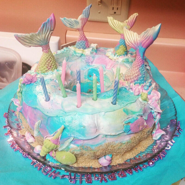 Silicone Mermaid Tail Cake Fondant Mold Chocolate Baking Mould Decor Sugarcraft