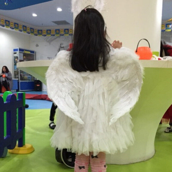 Kids Feather Fairy Wings – Angel Costume Wings for Book Week & Halloween