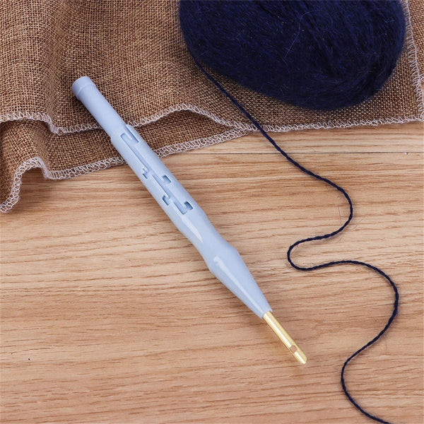 Adjustable Punch Needle Rug Yarn Needle Embroidery Pen Felting Threader Needles