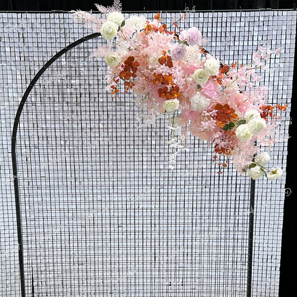 1.1M Artificial Flower Runner Arrangement Panel Wall Rose DIY Wedding Party Deco