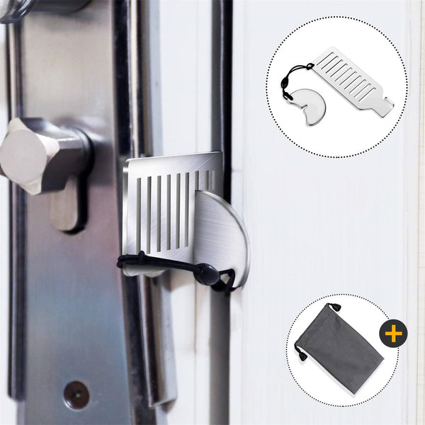 Portable Travel Door Lock Hotel Door Lock Apartment Security Device Door Jammer