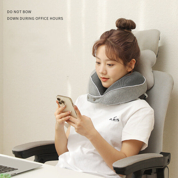 Neck Pillow for Travel Comfortable & Breathable Soft Memory Foam U Shaped Pillow