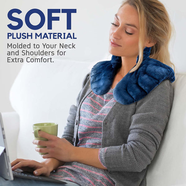 Microwavable Neck Shoulder Heating Pad Reusable Hot Cold Therapy Wrap
