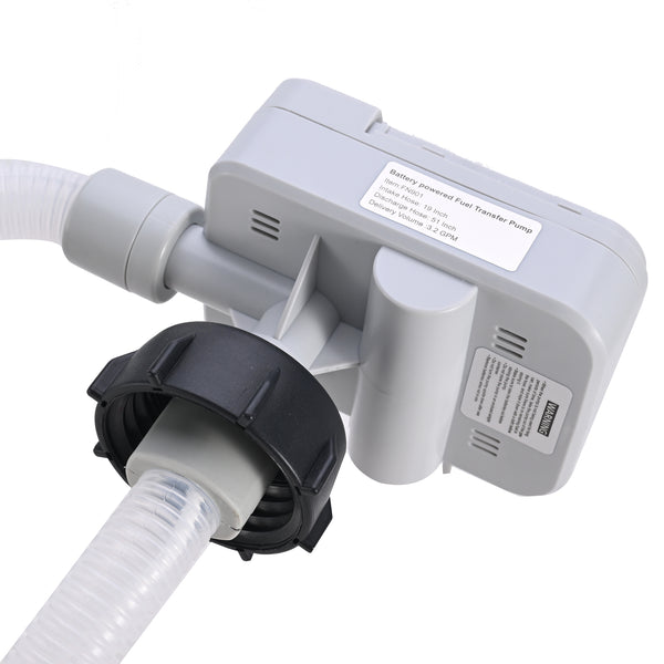 Portable Battery Powered Fuel Transfer Pump Auto Stop Liquid Transfer Pump Diesel Petrol