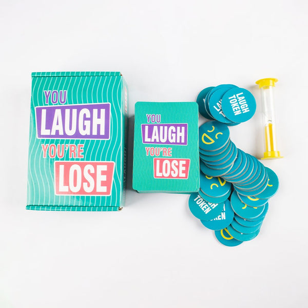 You Laugh You're Out Board Game Christmas Party Family Gathering Card Games