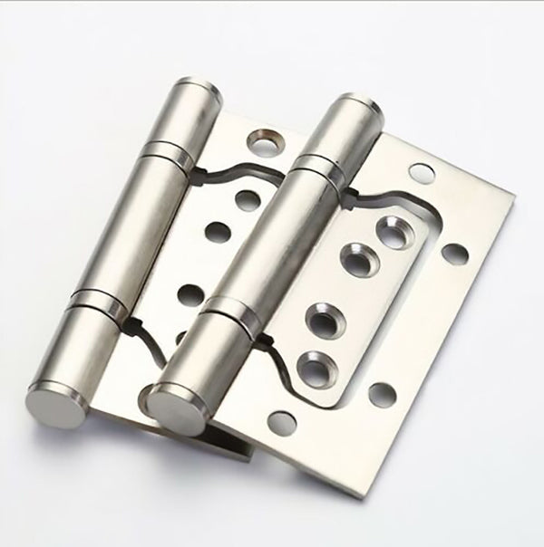 1-3Sets Stainless Steel Non Mortise 100mm Hirline Door Hinge Hinges Ball Bearing