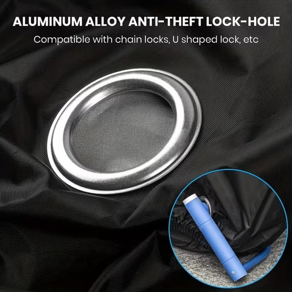 Waterproof Bicycle Cover Outdoor Bike Storage Cover UV Dust Protection for 2 Bikes