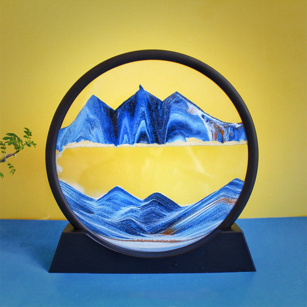 Moving Sand Art Sandscapes 3D Deep Sea Display Dynamic Flowing Picture Motion