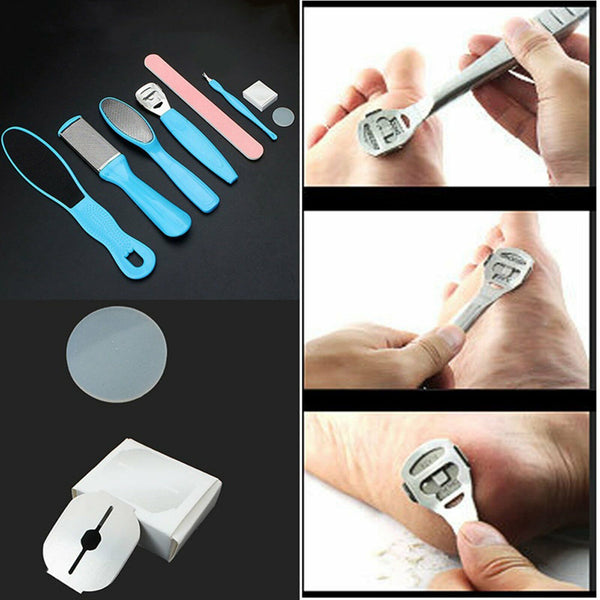 8/10X Manicure Foot Rasp File Hard Dead Skin Remover Pedicure Peeling Tools Kit