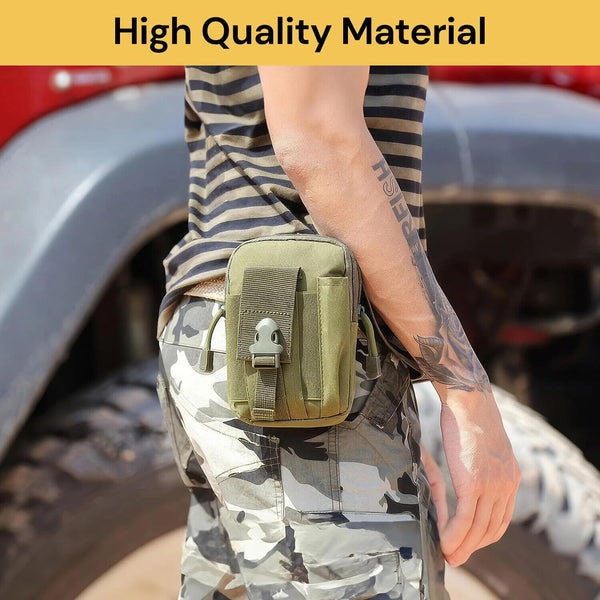 Universal Tactical Mobile Phone Belt Pack Bag Molle Waist Military Holster Pouch
