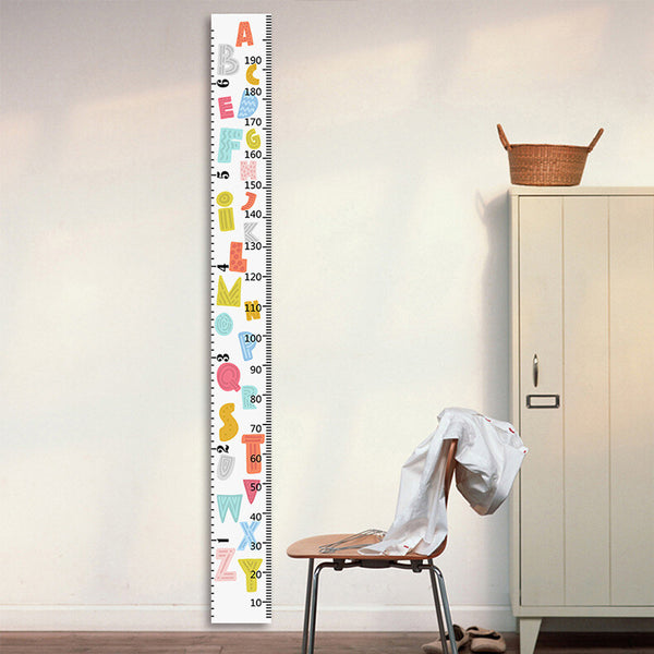 Kids Height Chart Wall Sticker Growth Measurement Ruler Nursery Wall Decal