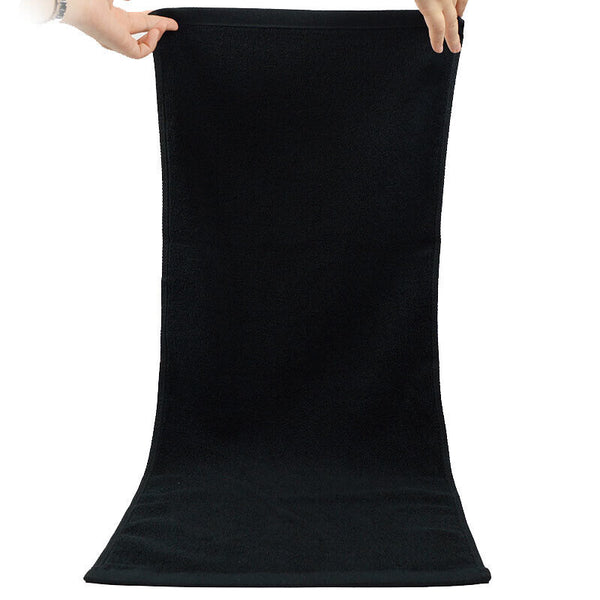 Microfiber Towel GYM Sport Footy Travel Camping Swimming Drying Microfibre Black