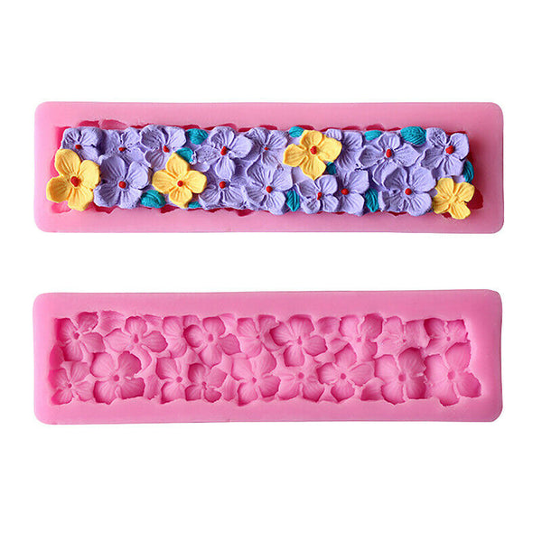 Flower Silicone Fondant Mould Cake Decorating Sugarcraft Chocolate Baking Mold A