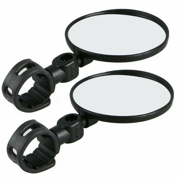 2PCS Bicycle Rear View Bike Handlebar Flexible Cycling Mirror Rearview Mirror AU