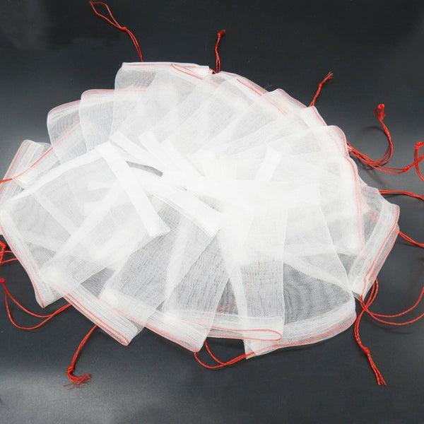 10/50PC Fruit Net Bags Agriculture Garden Vegetable Protection Mesh Insect Proof