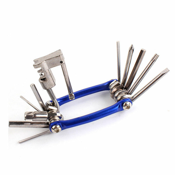11in1 Bicycle Tool Portable Bike Multi-function Chain Extractor Repair Kit