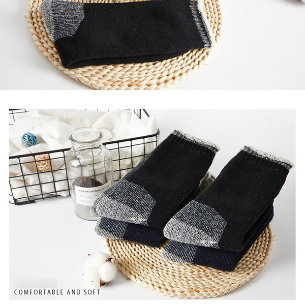 6 Pairs Thermal Winter Socks Warm Cushioned Work Hiking Socks for Men Women