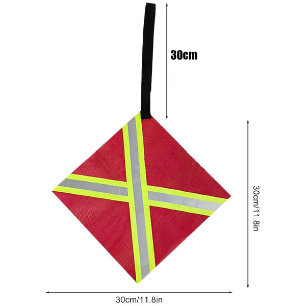 Kayak Safety Flag 2/4 Pack – Foldable Warning Flag for Kayaks, Canoes & Trailer Towing