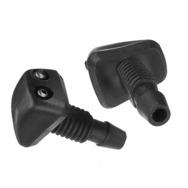 2pcs Car Windscreen Washer Wiper Nozzle Front Window Spray Jet Nozzles Universal