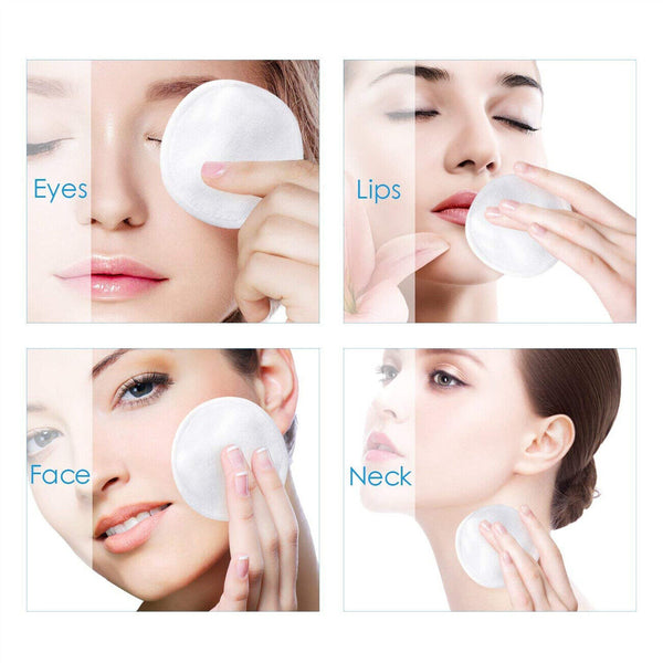 16PCS Microfiber Cloth Pads Makeup Remover Puff Face Cleansing Towel Reusable AU