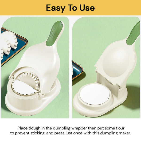 2 in 1 Dumpling Maker Skin Chapati Dough Press Mold Machine Pastry Mould Tool AU