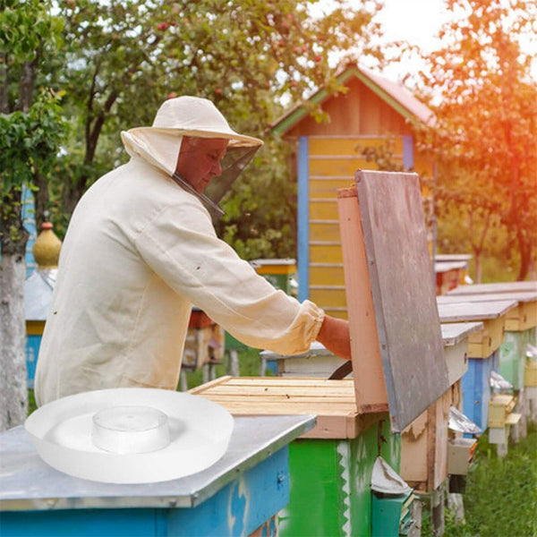 Bee Feeder Round Top Hive Bee Equipment Beekeeper Beekeeping Feeder Beehive Tool