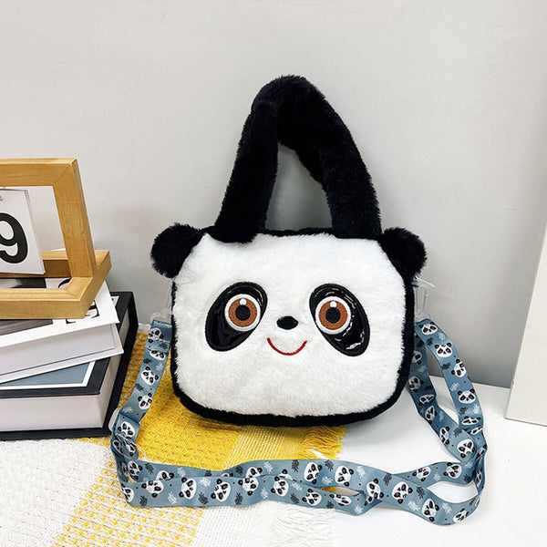 Cute Panda Plush Crossbody Bag | Kids Shoulder Purse for Girls & Travel Gifts