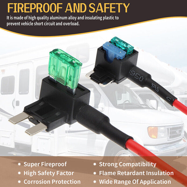 100x Standard Blade Auto Car Assorted Fuses Assortment Kit Sets 2A-35A With Box